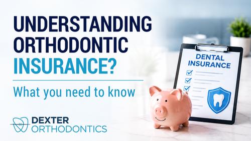 Piggy bank and dental insurance clipboard representing orthodontic insurance benefits, payment options, and financial planning for orthodontic treatment.